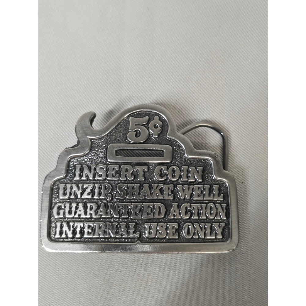 Vinyage Belt Buckle Insert Coun Unzip Shake Well Guaranteed Action #326